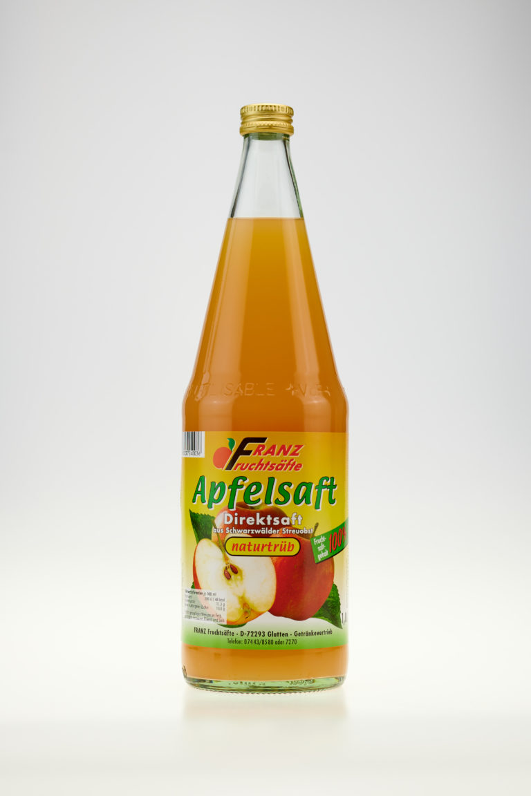 Apfelsaft Direktsaft naturtrüb (ausverkauft) – Franz Fruchtsäfte