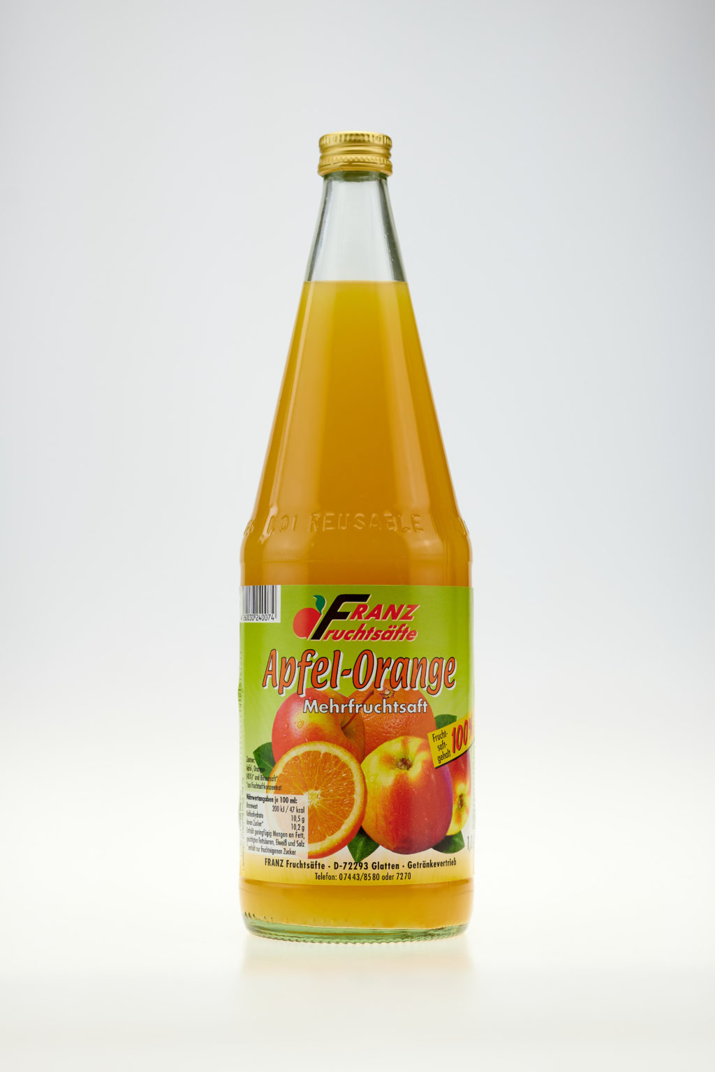 Apfel-Orangensaft (ausverkauft) – Franz Fruchtsäfte